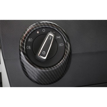 ~歐力斯~福斯 VW 21-26年 T-ROC TROC 大燈調節開關飾框 左中控裝飾框 大燈調整開關 碳纖維紋