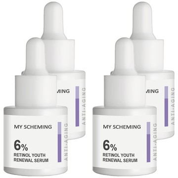 MY SCHEMING 我的心機 6% A醇抗齡修復精華  15ml  4瓶
