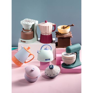 記時器計時間管理神器提醒器廚房鬧鐘可愛ins簡約機械家用定時器