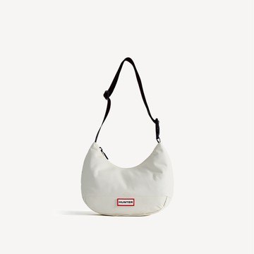 尼龍迷你Hobo包-白色