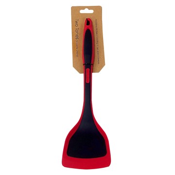 Mother Goose 鵝媽媽 MG矽膠不沾鏟 34.5cm  紅黑色  1支