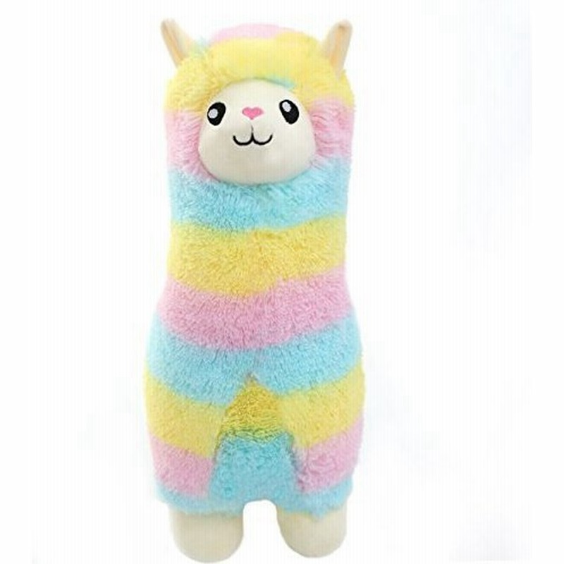 ヴェノダ レインボー アルパカ ぬいぐるみ ほほえみ 癒し かわいい動物 ファーム 人形 ふわふわ 部屋飾り お誕 通販 Lineポイント最大get Lineショッピング