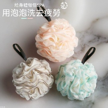 在臺出貨🔥沐浴球 泡泡沐浴球 搓澡神器 洗澡刷沐浴露浴室搓澡浴花起泡豐富爽膚洗澡球不散花PE沐浴球 洗澡球 沐浴巾 搓