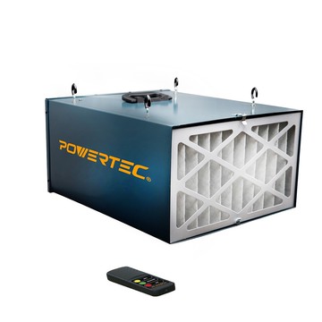 【得擘】空氣濾清器 POWERTEC  單機含濾網一組 空氣過濾木屑 防塵濾清器  粉塵過濾 工業空氣清淨 無線遙