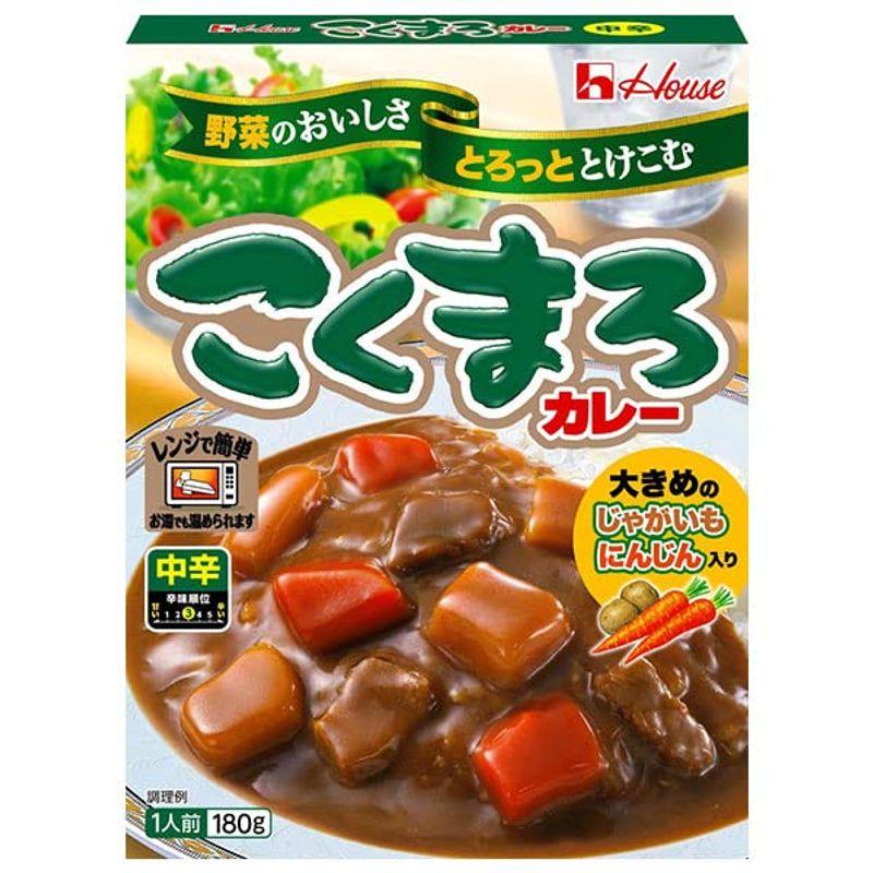 ハウス食品 こくまろカレーレトルト 中辛 180g×30個入×(2ケース)