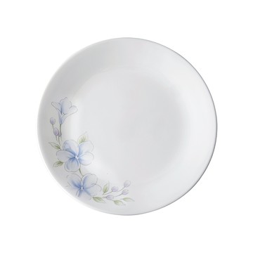 【美國康寧 CORELLE】春晨藍花8吋平盤