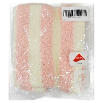 GIAT 吉亞特 棉花糖超細棉柔萊卡彈力保暖肚圍 粉米條紋 15-29吋  1件