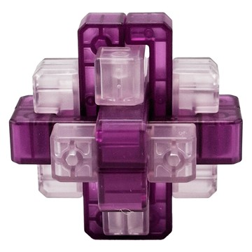 YouRPUZZLE 孔明鎖-封鎖-紫苑 L2747 挑戰空間智慧 激發邏輯思維  1個