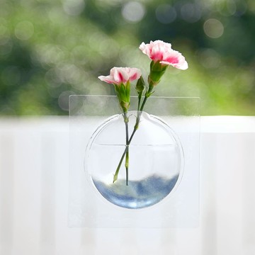 日本+d 極簡透光設計空中花瓶 (2色) - 藍色