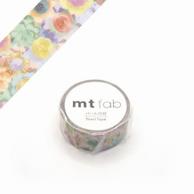 mt マスキングテープ mt fab パールテープ クイリングフラワー MTPL1P05   和紙テープ 日本製 ラッピング ギフト包装