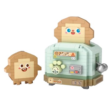 LoZ 麵包機積木 230片  多色  1盒