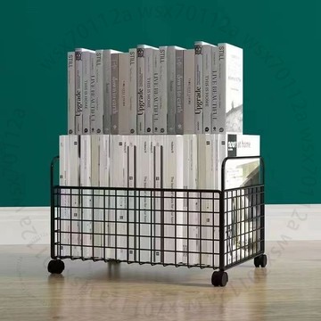 神器收納籃辦公室書本書包放置學生移動滑輪桌下置物架盒圖書收納GXRLVGT01