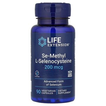 Life Extension, L-硒-甲基硒代半胱氨酸，200 微克，90 粒素食膠囊