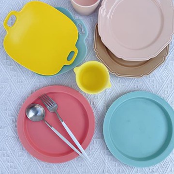 微瑕清倉 出口日本純色釉盤彩色圓形簡約陶瓷早餐盤西餐盤子餐具