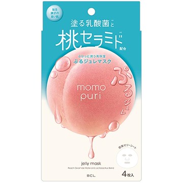 BCL 彈潤蜜桃保濕面膜(4枚入)『Marc Jacobs旗艦店』D088875
