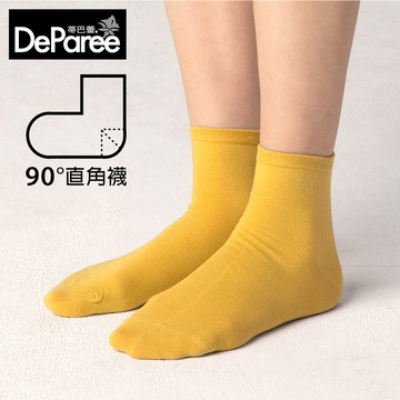 【蒂巴蕾】Socks 直角襪-葉黃色
