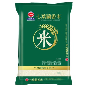 三好米 履歷七葉蘭香米 一等米  1.5kg  1包