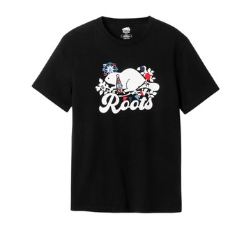 Roots男裝-CARNIVAL BEAVER 短袖上衣