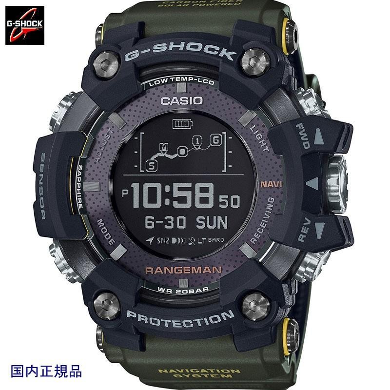 ジーショック G-SHOCK 腕時計 RANGEMAN レンジマン ソーラーアシスト GPSナビゲーション GPR-B1000-1BJR 国内正規品  メンズ | LINEブランドカタログ