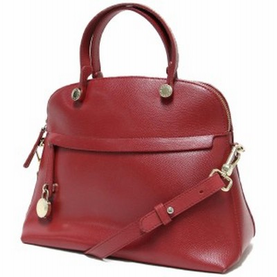 FURLA フルラ バッグ 2WAY ハンドバッグ ショルダーバッグ レッド ...