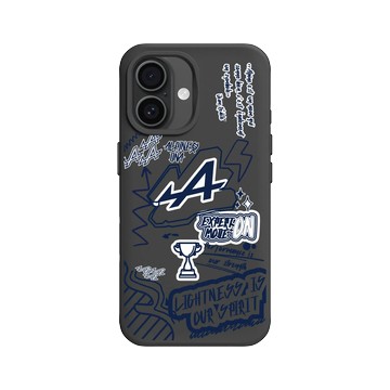 iPhone 16 SolidX 黑 - Alpine - Graffiti