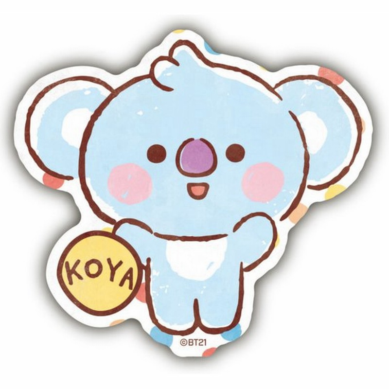 Bt21 トラベルステッカー Baby Koya 通販 Lineポイント最大get Lineショッピング