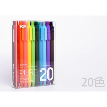 【角落文房】KACO PURE 書源 0.5中性筆 20色組
