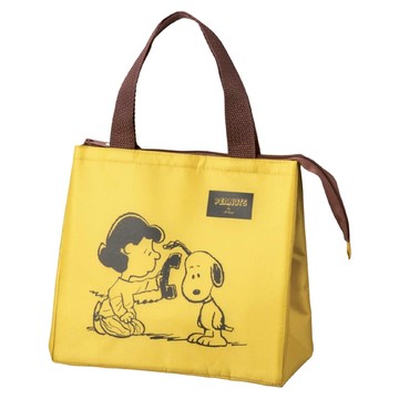 SNOOPY 史努比 方形保冷保溫袋  220 x 200 x 110mm  黃色  1個