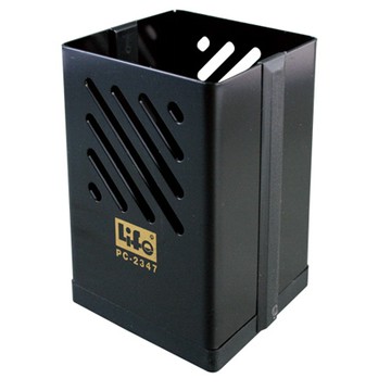 徠福LIFE鐵製方形筆筒PC-2347/黑