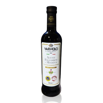 【Varvello】巴薩米克醋1瓶(500毫升) 香醋/6%酸度/不含焦糖色素/IGP產地認證/義大利原裝進口