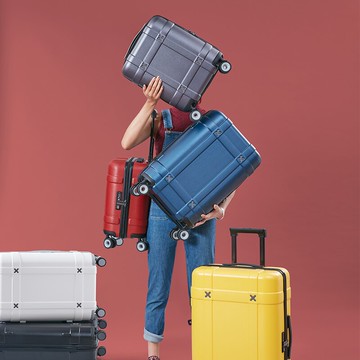 心選小井系列純PC旅行箱男拉桿箱女登機箱15\20\24\28寸