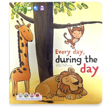 厚紙板書『送音視頻』閃亮英文 blink  English 有聲書 動物認知 兒童繪本 翻翻書 洞洞書 互動幼兒繪本