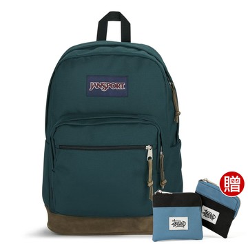 JANSPORT -RIGHT PACK 校園系列後背包 -杜松綠