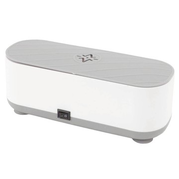 EDISH 長方形超聲波清洗機 19 x 7.2 x 6.8cm 3V 2個  白色 + 灰色  1組