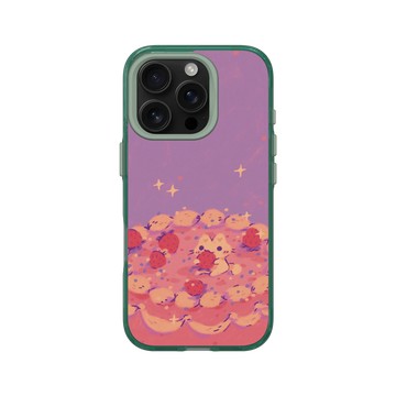 iPhone 16 Pro Clear 憂墨綠 - Jazlynn - 草莓蛋糕