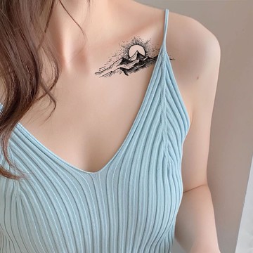 微刺青 夕陽👑大邱紋身👑【T08Z】新 小清新 假刺青輕紋身 防水 紋身 刺青 貼紙 T08