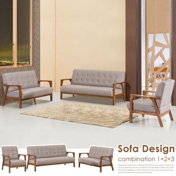 【Homelike】 喜家居1+2+3人座貓抓皮沙發組(1827)