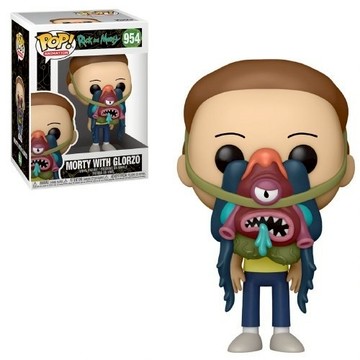 FUNKO POP 954 RICK AND MORTY W/ GLORZO 莫蒂 公仔 抱臉外星人 收藏 公仔