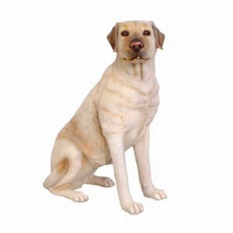 Frp おすわりをするラブラドール ホワイト Sitting Labrador 犬オブジェ アニマルオ 通販 Lineポイント最大1 0 Get Lineショッピング