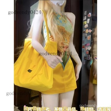 新款韓版車縫綫女包 手提情侶包 時尚潮流帆布大容量託特包 通懃大容量單肩女 肩背包  側背包休閒百搭託特包韓版腋下包