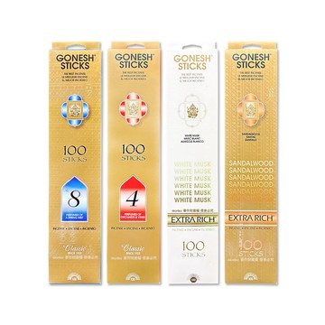 Gonesh (2盒超值組)美國室內擴香氛除臭淨化空氣精油線香100支/盒(春之薄霧/藤蔓果園/白麝香/檀香_4款可選)