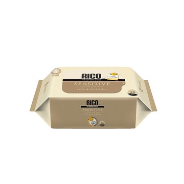 韓國RICO baby｜金盞花有機天然厚款濕紙巾Sensitive-20抽 無蓋小包－24包
