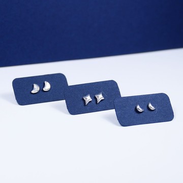 wuwu 月亮光芒耳環