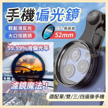 隔日到貨【頂級消除反光👍360°自由調節】手機CPL偏振鏡 手機偏光鏡 手機濾鏡減光鏡 偏振鏡頭 自拍神器 加強版偏振鏡