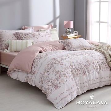 HOYACASA 60支抗菌天絲兩用被床包組｜馨夢若庭｜(雙人/加大/特大)