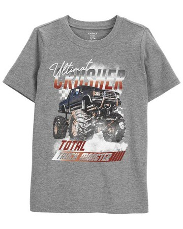 Kid Monster Truck Jersey Tee
