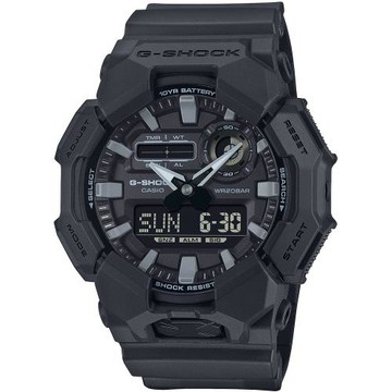 CASIO G-SHOCK 10年電力大錶徑雙顯計時錶/GA-010-1A1