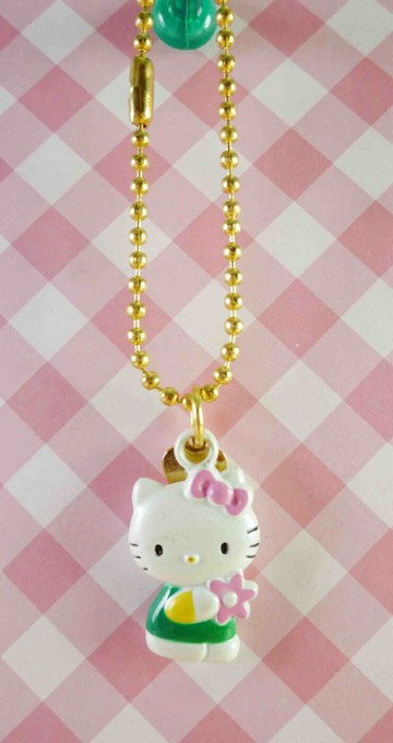 【震撼精品百貨】Hello Kitty 凱蒂貓 KITTY鑰匙圈-立體拿花 震撼日式精品百貨