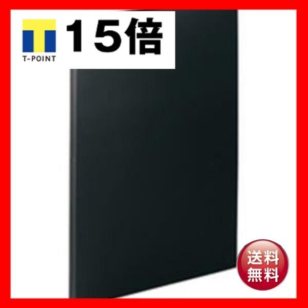 アクアドロップス クリヤーブック クリアブック〔ポケット交換タイプ〕 A3-S 42穴 15ポケット 黒