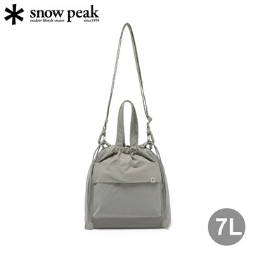 【Snow Peak 韓系日本 Cample 中型水桶包 7L《霧灰色》】SKS26ZWCBB12/束口袋/側背包/單肩包